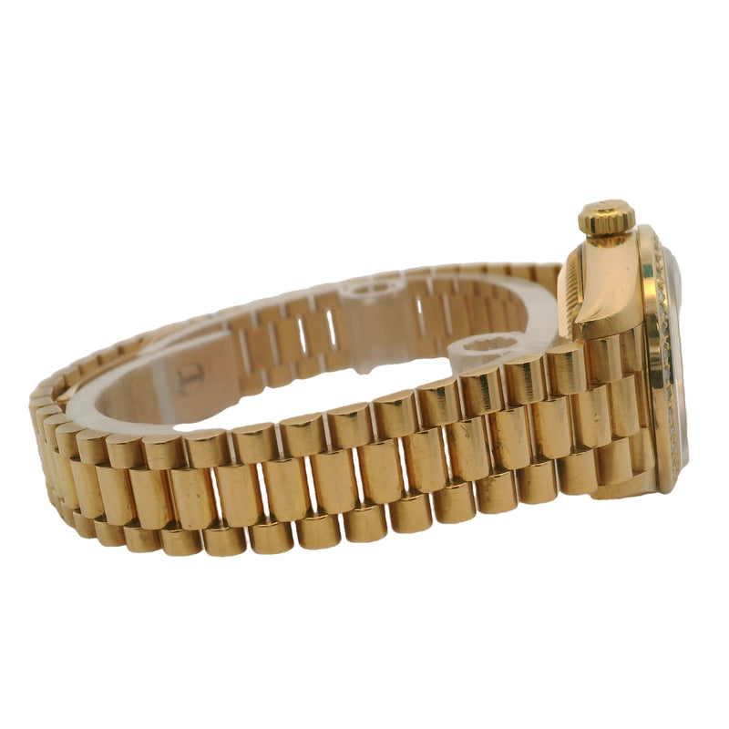 Rolex 69178 26mm Yellow Gold Datejust President Anniversary Dial Watch