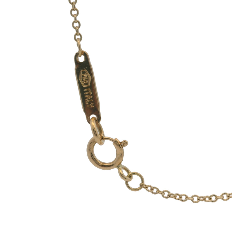 Tiffany & Co Italian 18kt Yellow Gold Classic Dainty Cable Link Chain Necklace 16"