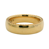 David Yurman Men's 18kt Yellow Gold 6mm Streamline Wedding Band Ring Size 10
