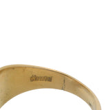 Solid 18kt Yellow Gold Freshwater Pearl and Diamond Cluster Flower Cocktail Ring Size 8.5