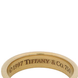 Vintage 1997 Tiffany & Co Solid 18kt Yellow Gold 1837 6mm Ring Band Size 9