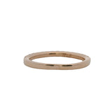 Solid 14kt Rose Gold and 0.34ctw Diamond Stackable Wedding Band Ring Size 5.75