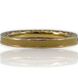 Pandora 14kt Yellow Gold CZ Cubic Zirconia and Enamel Stacking Ring