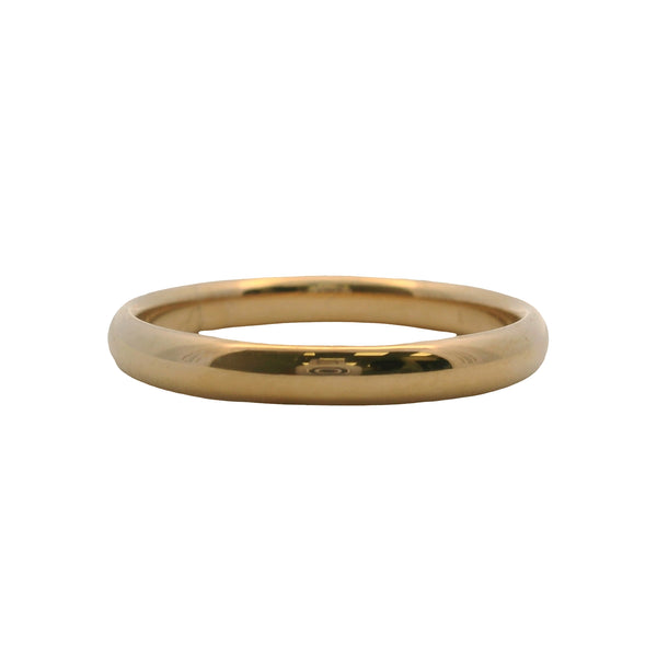 Diana Jewelry Solid 14kt Yellow Gold 3mm Size 11 Band Ring