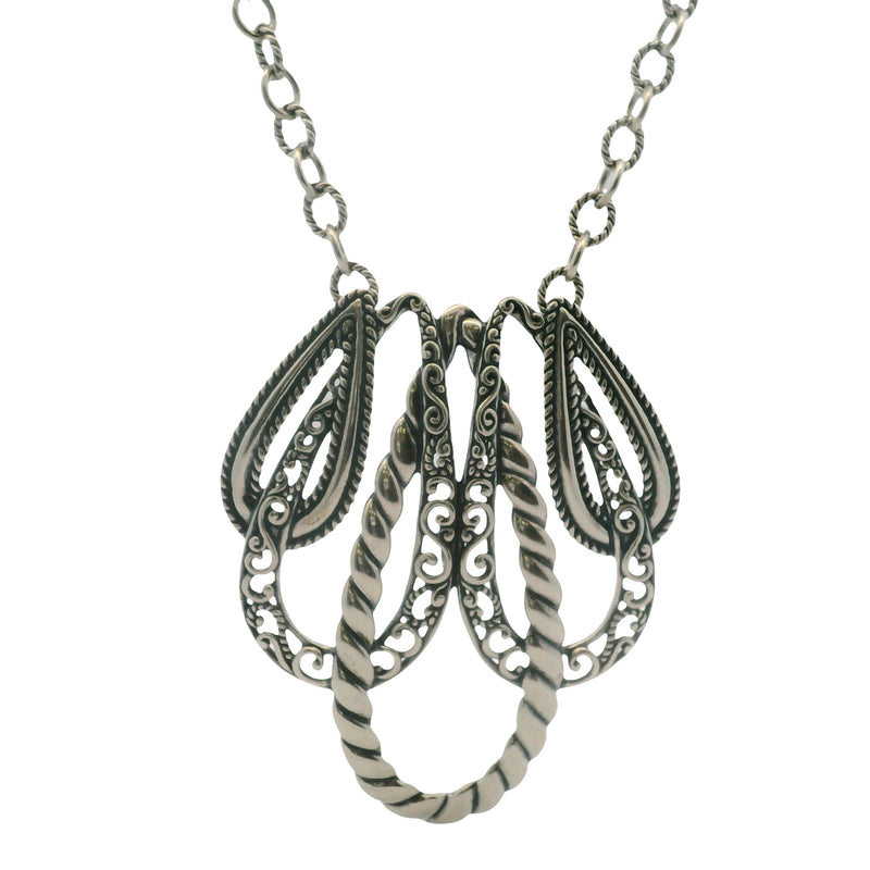 Carolyn Pollack 925 Sterling Silver Lasting Connection Relios 16" Necklace