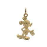 Disney Solid 14kt Yellow Gold Mickey Mouse Character Charm Pendant