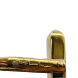 Bulgari Bvlgari Solid 18kt Yellow Gold Doppio Cuore Knot 19g Cufflinks Made in Italy