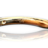 18kt White Gold Half Eternity 3.3mm Wedding Band with Two Rows of Diamonds