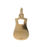 Vintage Solid 14kt Yellow Gold Baseball Catcher's Chest Protection Charm