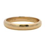 Vintage 1939 Solid 14kt Yellow Gold Stackable Wedding Band Ring Size 13.5