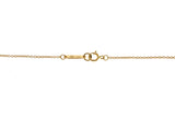 Tiffany & Co Three Diamond Atlas Pendant 18K 750 Rose Gold 16.25" Necklace