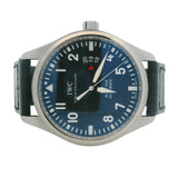 IWC Pilot Watch Mark XVII 41mm Black Dial Stainless Steel & Leather Band Watch