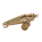 Vintage Solid 14kt Yellow Gold Airplane 3D Moving Propeller Charm