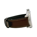 IWC IW325505 Mark XV Spitfire 38mm Silver Dial Brown Leather Strap Steel Watch