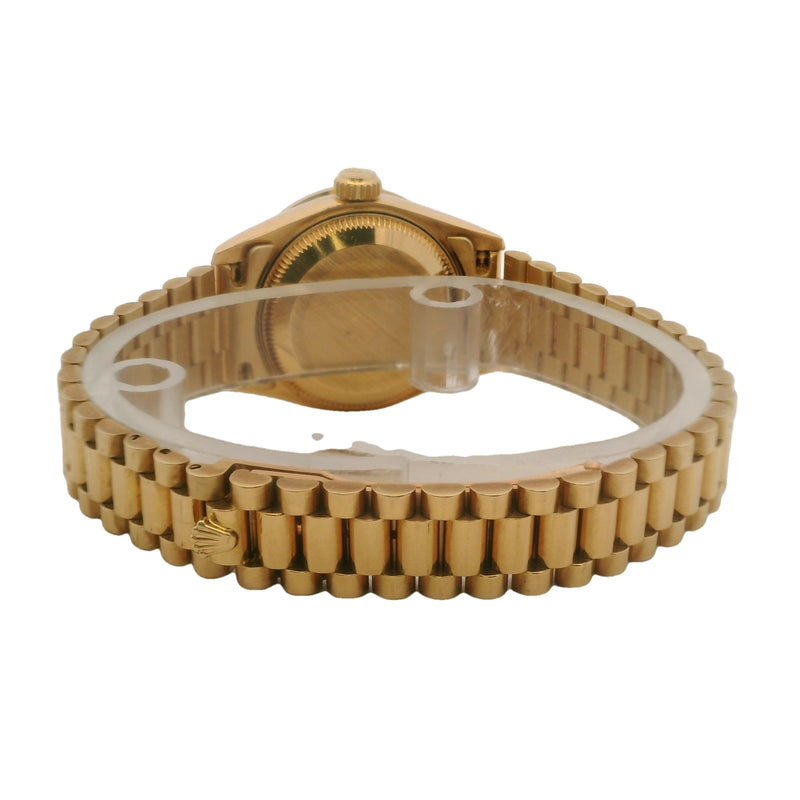 Rolex 69178 26mm Yellow Gold Datejust President Anniversary Dial Watch