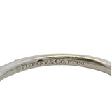 Tiffany & Co Solid Platinum Soleste 0.41ct Cushion-Cut Diamond Halo Engagement Ring Size 6