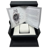 Gevril New Amsterdam 44607 40mm Stainless Steel Black Dial Chronograph Watch Box Paper