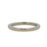 Vera Wang Love Solid 14kt White Gold Diamond and Sapphire Band Ring Size 5.25