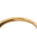 Mejuri Solid 14kt Yellow Gold Letter D Engraved Small Pinky Signet Ring Size 2