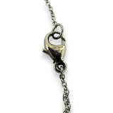 Dana Rebecca Designs 14kt White Gold and Diamond 3 Square Split-Chain Pendant 16" Necklace