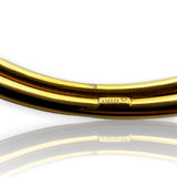 LaLaounis Hercules Knot Hinged Bangle Bracelet In 18K Yellow Gold Made in Greece