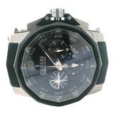 Corum Admirals Cup 753.953.06 48mm Black Dial Chrono Titanium Rubber Watch B&P