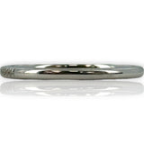 Harriet Kelsall 14kt White Gold and Diamond Thin Half Eternity Ring Wedding Band