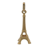 Vintage Solid 14kt Yellow Gold Eiffel Tower Paris Travel Dangle Charm