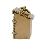 Vintage Solid 14kt Yellow Gold Outhouse Building Dangle Charm