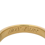 Vintage 1990 Tiffany & Co Solid 18kt Yellow Gold Classic Comfort Bland Ring Size 8.5