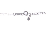 Jane Seymour 14k 585 Open Diamond Heart Solid White 585 Gold Chain Necklace 16"