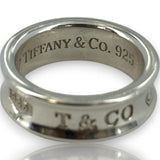 Vintage 1997 Tiffany & Co 1837 Collection Medium 6.8m Thick Band Ring