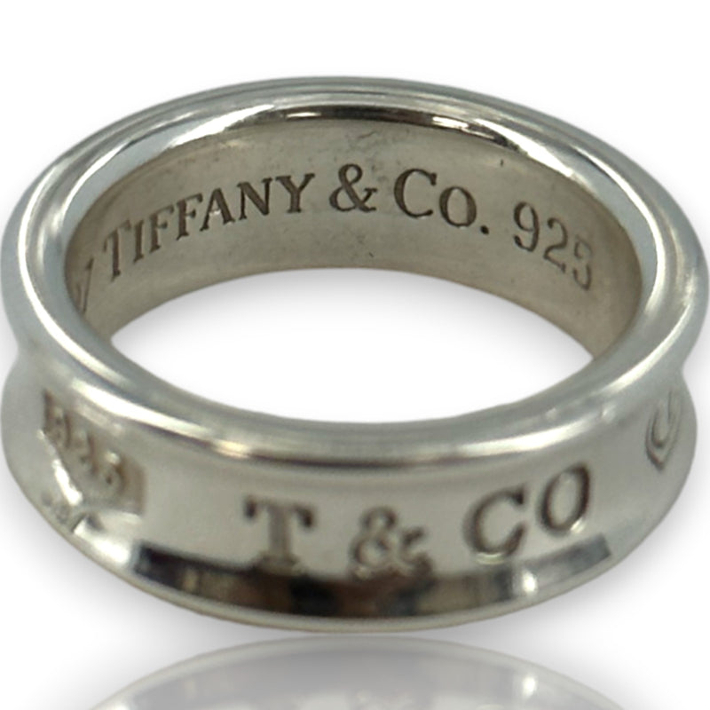Vintage 1997 Tiffany & Co 1837 Collection Medium 6.8m Thick Band Ring