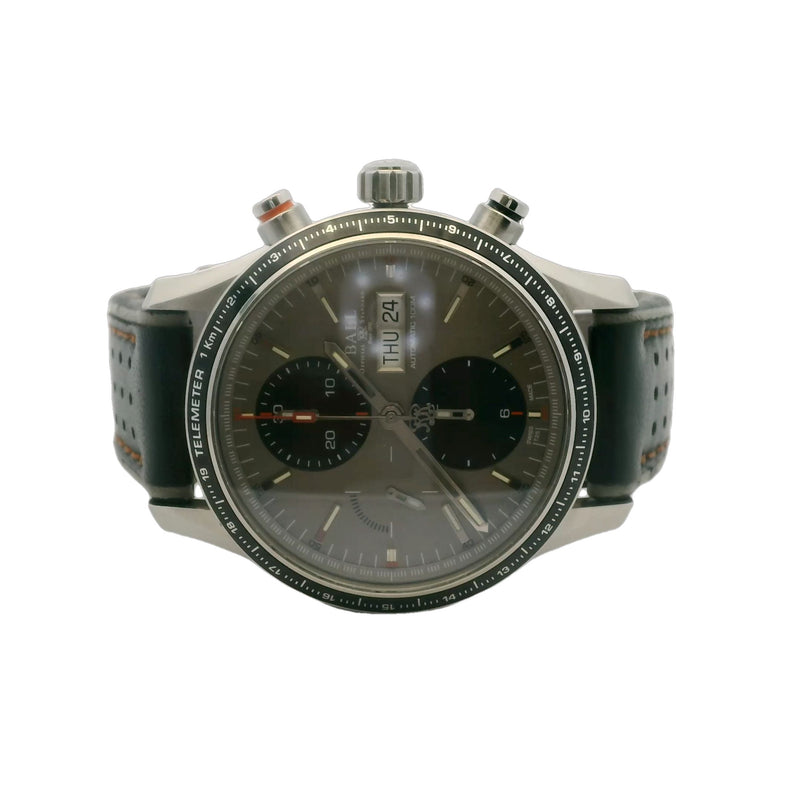Ball Storm Chaser Pro CM3090C 42mm Steel Leather Chronograph Watch