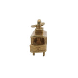 Vintage Solid 14kt Yellow Gold Cable Car Trolley Dangle Charm