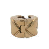 Retired Pandora 14kt Yellow Gold Hearts Clip Spacer Charm