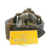 Invicta Star Wars Rebel Alliance 26448 49mm Gray Brown Dial Leather Watch W/ Box