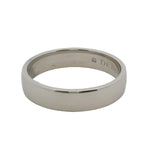 De Beers 950 Platinum DB Classic 5mm 10.5g Band With Hidden Diamond Size 11
