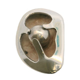 Vintage c.1960 Signed Sigi Pineda Modernist Clam Pin/Brooch Made in Taxco Mexico
