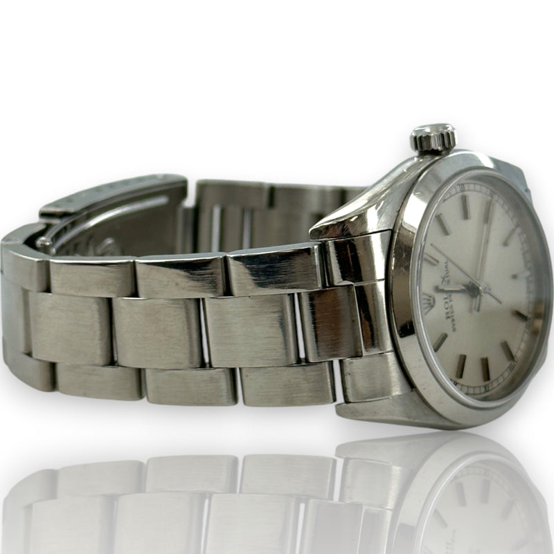 Rolex Oyster Perpetual 77080 31mm Mid-Size Steel Silver Watch