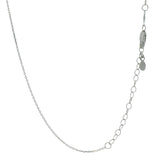 Jane Seymour Solid 14kt White Gold 0.50ctw Open Hearts Diamond 20" Necklace