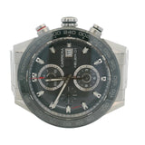 Tag Heuer 1 Carrera CAR201W 43mm Black Dial Chrono Stainless Steel Watch