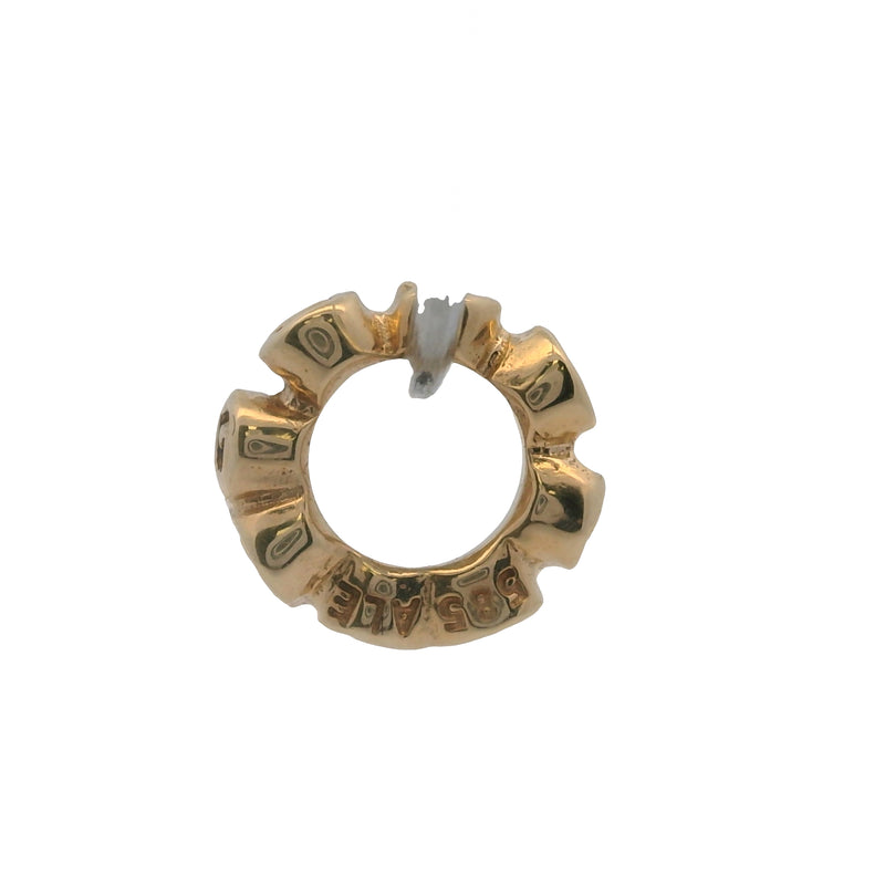 Charm separador de rosas pequeñas de Pandora de oro amarillo macizo de 14 kt (2 unidades)