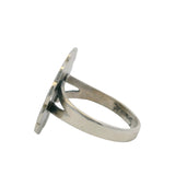 Bell Trading Post Solid 925 Sterling Silver Enamel Inlay Sunface Ring Size 8