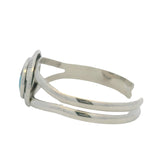 Carolyn Pollack 925 Sterling Silver Relios Multi-Stone Inlay Cuff 6.5" Bracelet