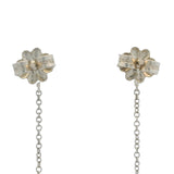 Vintage Tiffany & Co Ziegfeld Collection Solid 925 Sterling Silver and Freshwater Pearl Dangle Earrings