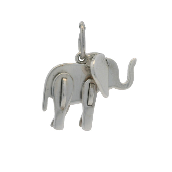 Tiffany & Co Save The Wild Collection 925 Sterling Silver 3D Elephant Charm Pendant (2)