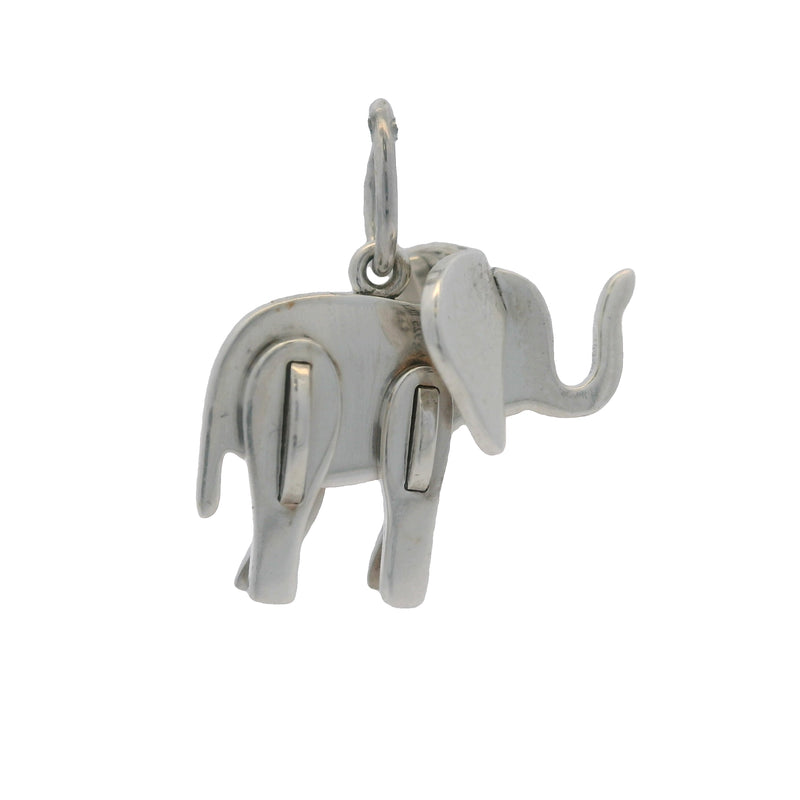 Tiffany & Co Save The Wild Collection 925 Sterling Silver 3D Elephant Charm Pendant (2)