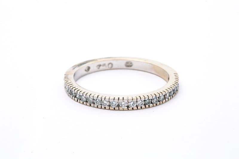 Reversible Stackable Knot Diamond Anniversary Wedding Band Ring Size 6