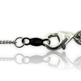 Ever Us 14kt Solid Rhodium Plated White Gold Toi et Moi 1ctw Diamond Pendant Necklace on 17-19" Adjustable Chain
